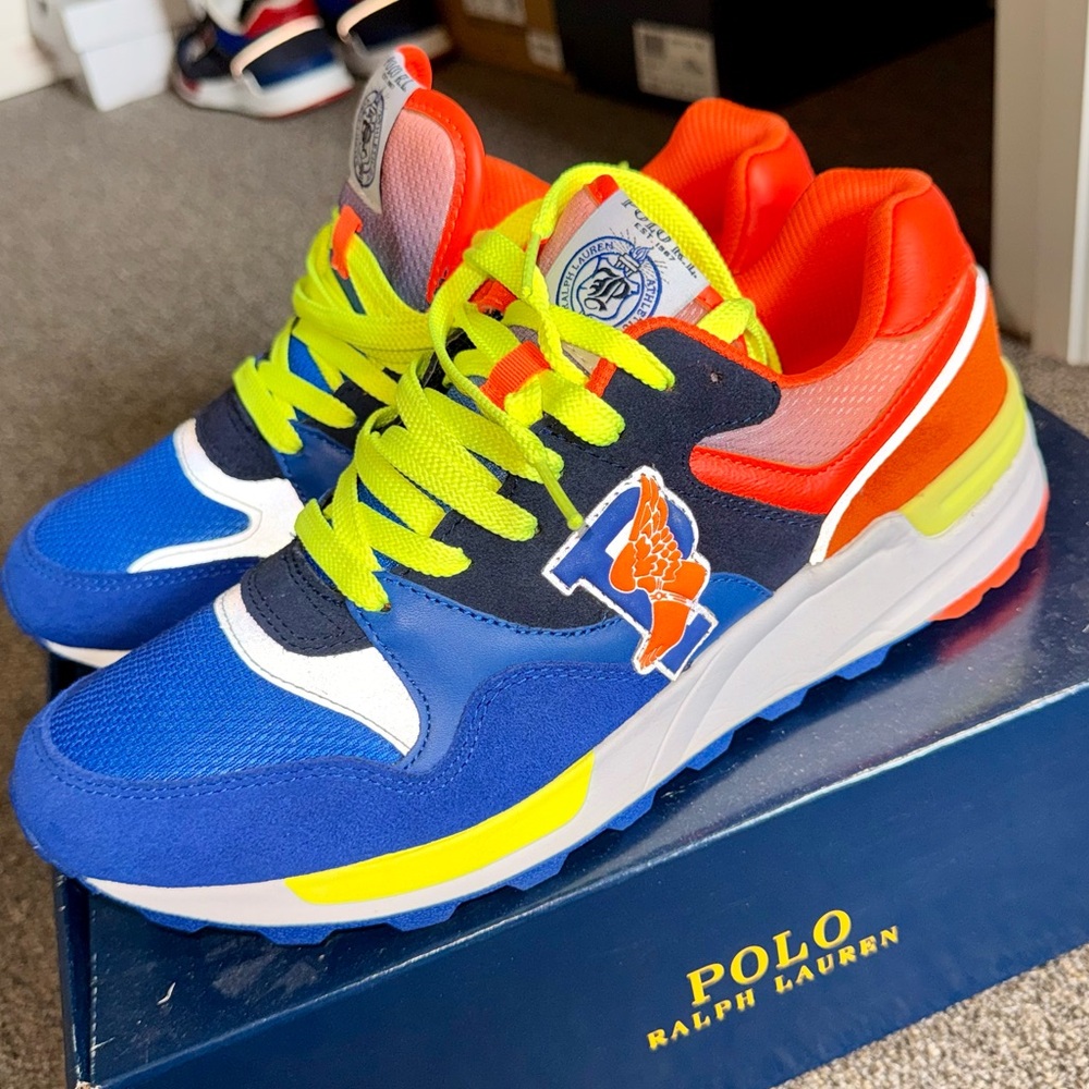 Polo RL Orange Athletic Shoes